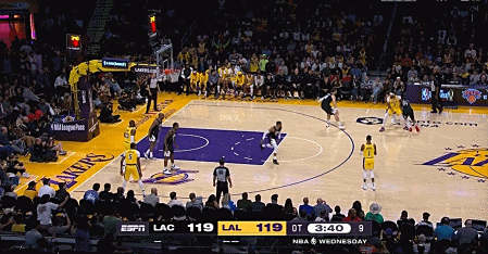 北京队险胜湖人，乔治关键制胜